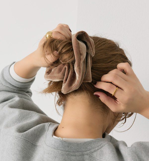  「【＠noricorico102企画】スクエアベロアシュシュ」|ネックレス|