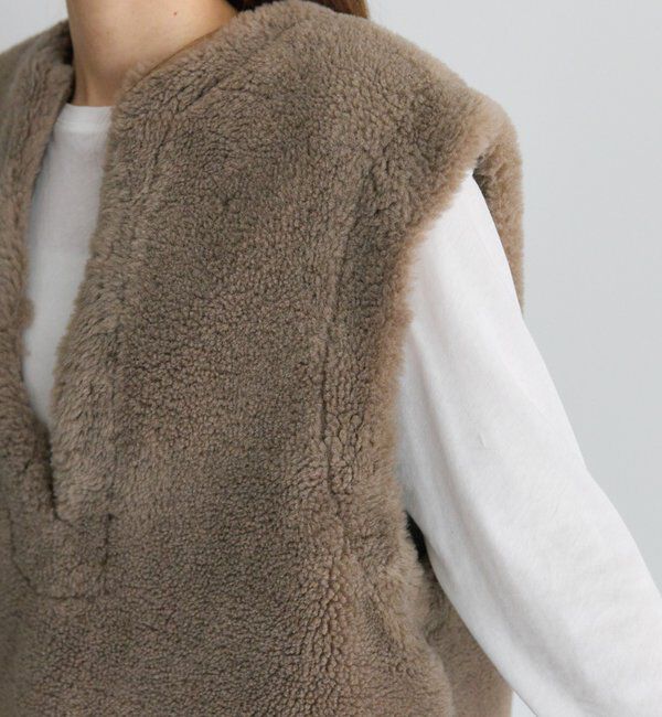  「リサイクルボアベスト」|ダウンベスト・ベスト|