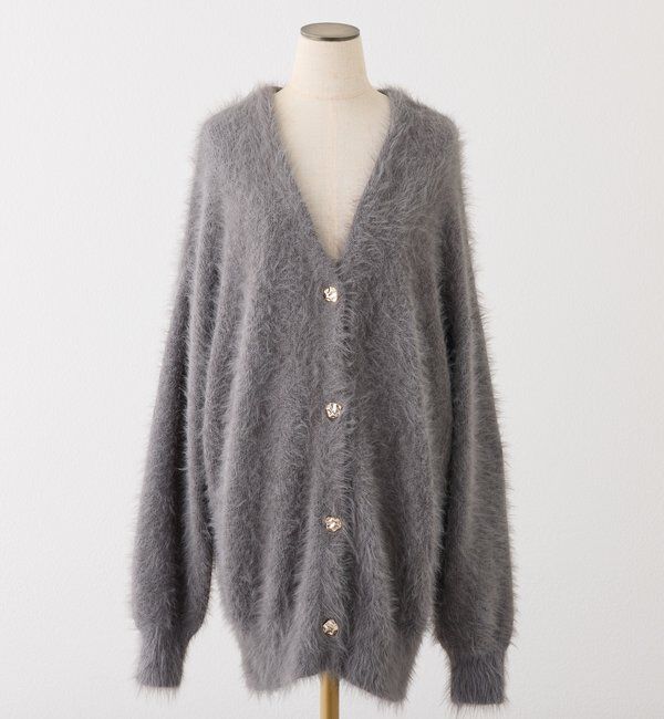  「milkyフェザーロングカーデ」|ニット・セーター|
