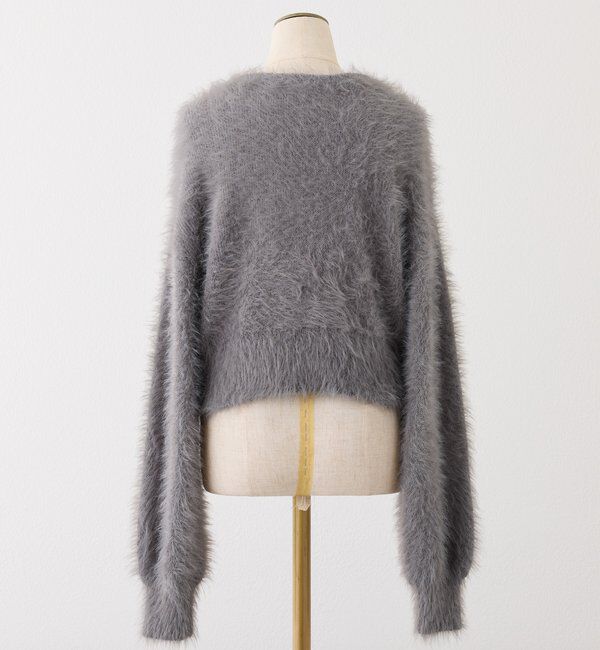  「milkyフェザーショートカーデ」|ニット・セーター|