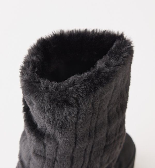  「2wayフェイクムートンブーツ／黒」|その他|
