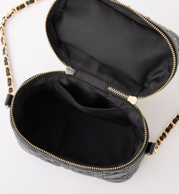  「スタッズ付キルティングバニティバッグ」|ショルダー・メッセンジャー|