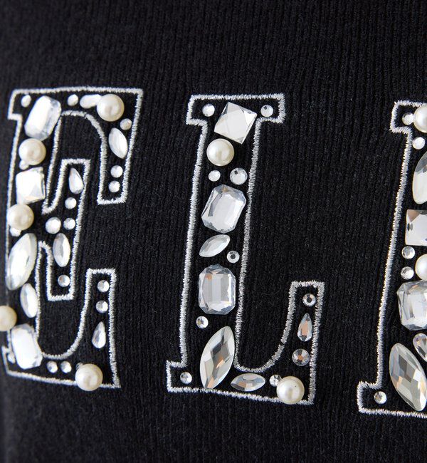  「キラキラビジューロゴニット」|ニット・セーター|