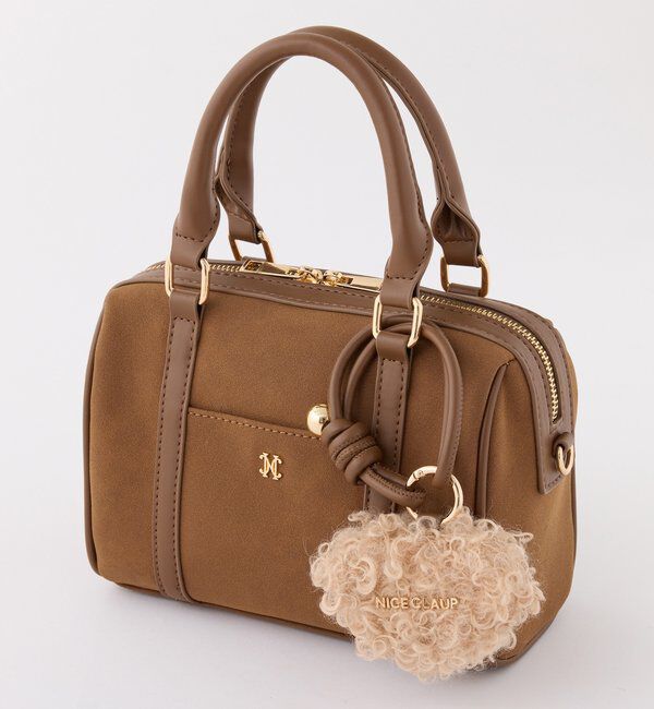  「ハートチャーム付きミニボストン」|ショルダー・メッセンジャー|