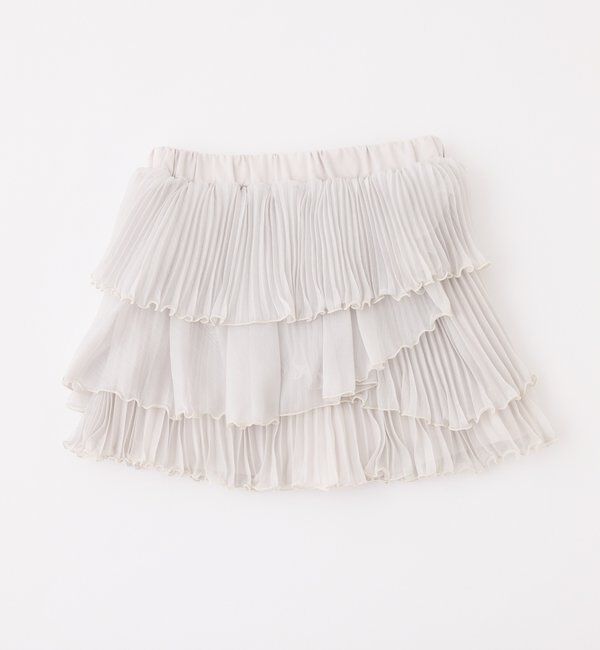  「【HolidayCollection】プリーツティアードミニスカート」|スカート|
