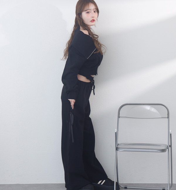  「【セットアップ可能】セーラーカラーロゴスウェット」|プルオーバー|