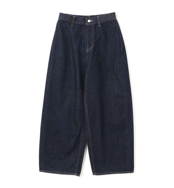 mizuiro ind「mizuiro ind ハイウエストワイドデニム」|デニム|