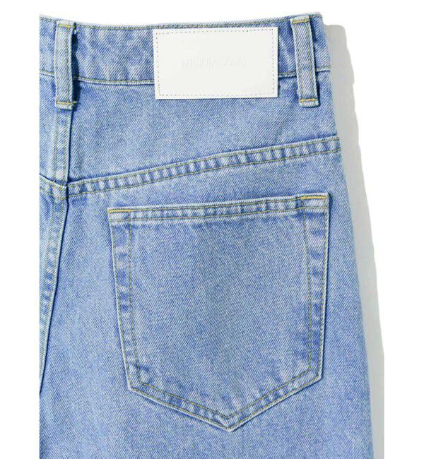 MIDIUMISOLID「MIDIUMISOLID for Ladies ハイウエストワイドデニム」|デニム|