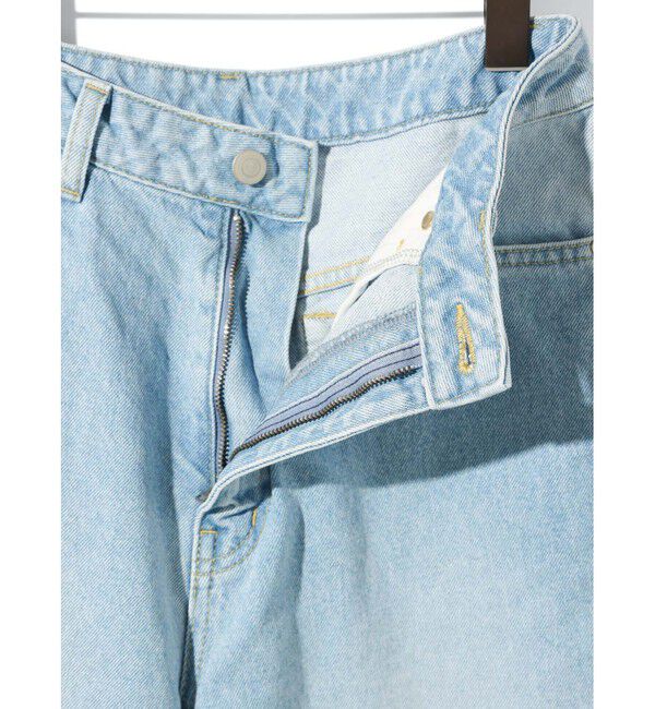 MIDIUMISOLID「MIDIUMISOLID for Ladies バレルレッグワイドデニム」|デニム|