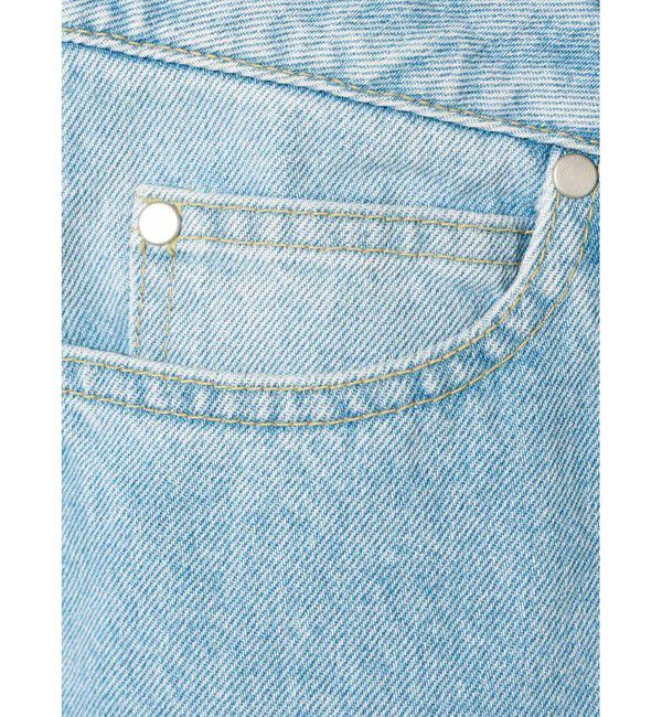 MIDIUMISOLID「MIDIUMISOLID for Ladies バレルレッグワイドデニム」|デニム|