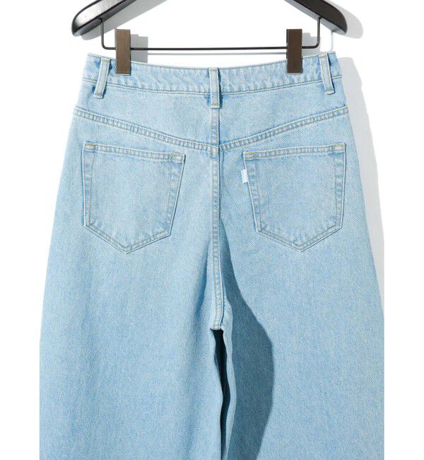 MIDIUMISOLID「MIDIUMISOLID for Ladies バレルレッグワイドデニム」|デニム|