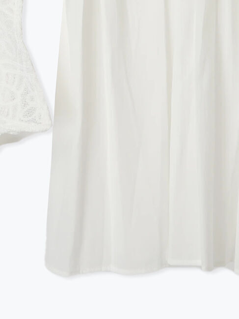 Te chichi「【Atelier Sucre】レースフレアスリーブシャーリングブラウス《2025spring catalog item》」|シャツ・ブラウス|