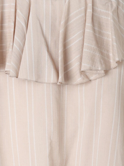 Lugnoncure「カラミストライプブラウス」|シャツ・ブラウス|