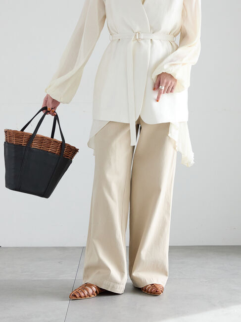 Te chichi「ベイカーパンツ」|その他|ベージュ