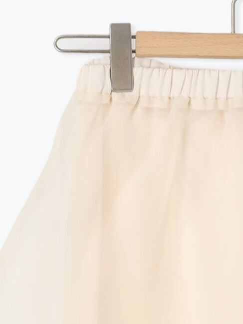 Samansa Mos2「オーガンジー刺繍スカート」|スカート|