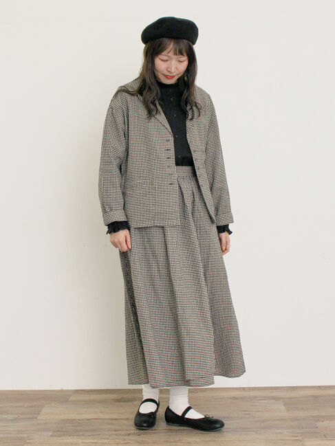 Samansa Mos2「【Cross&times;Linen】ショールカラージャケット」|その他|