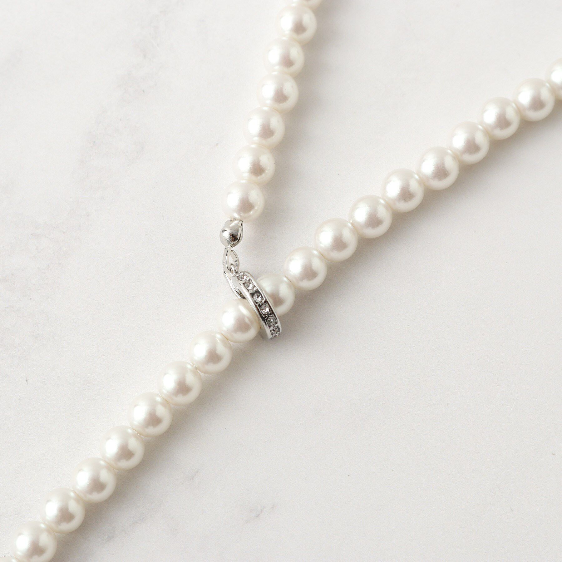 UNTITLED「【セレモニー】パール調フリークリップネックレス」|ネックレス|