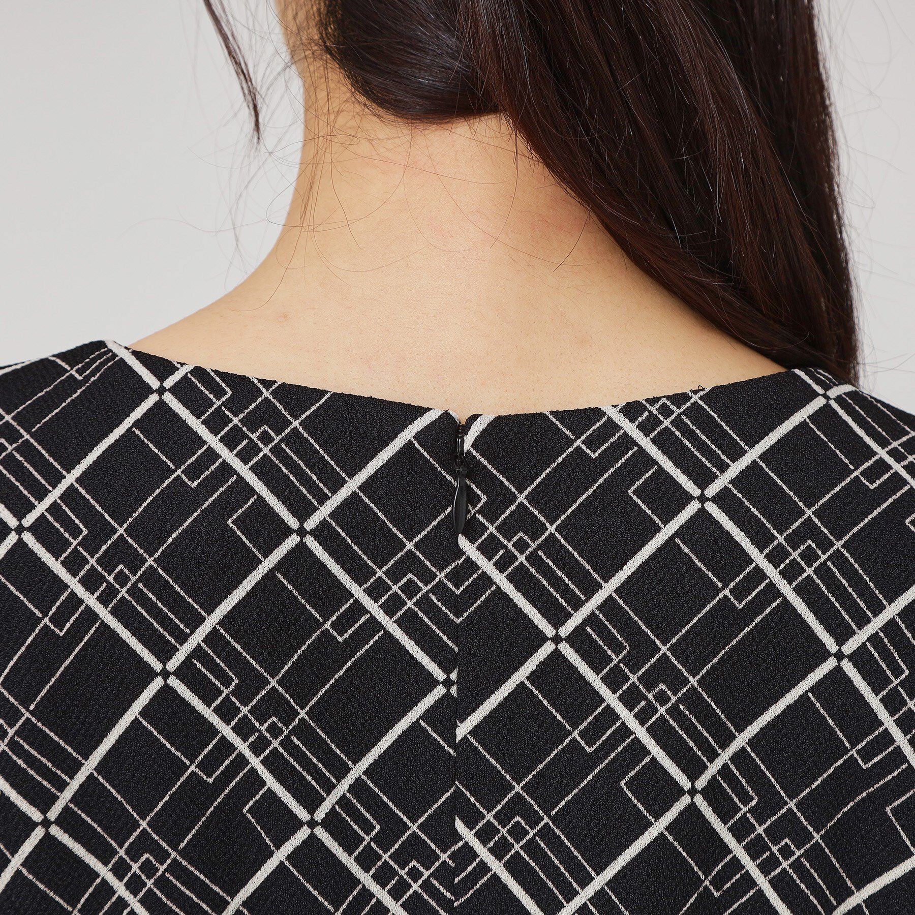 COUP DE CHANCE「【手洗い可／日本製】ジャージ素材のプリント柄ワンピース」|ワンピース|