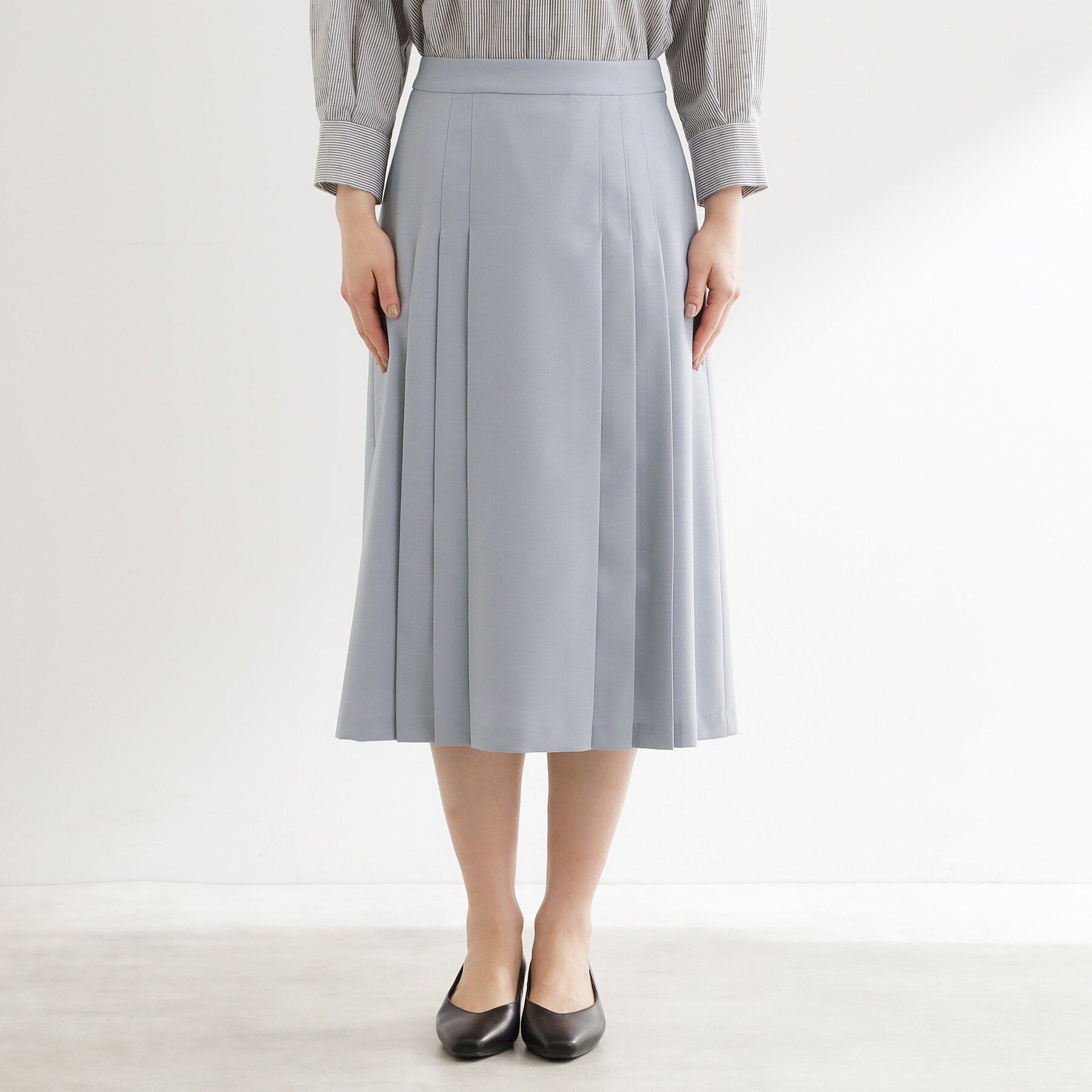 Reflect「タックプリーツセミロング丈スカート」|スカート|