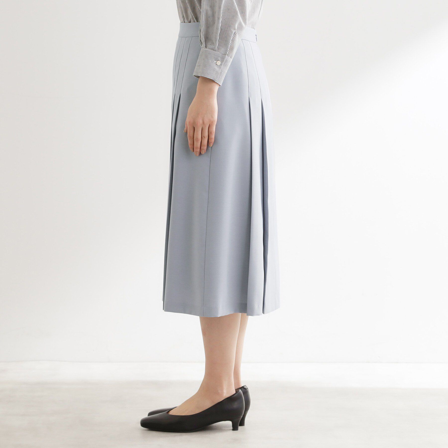 Reflect「タックプリーツセミロング丈スカート」|スカート|