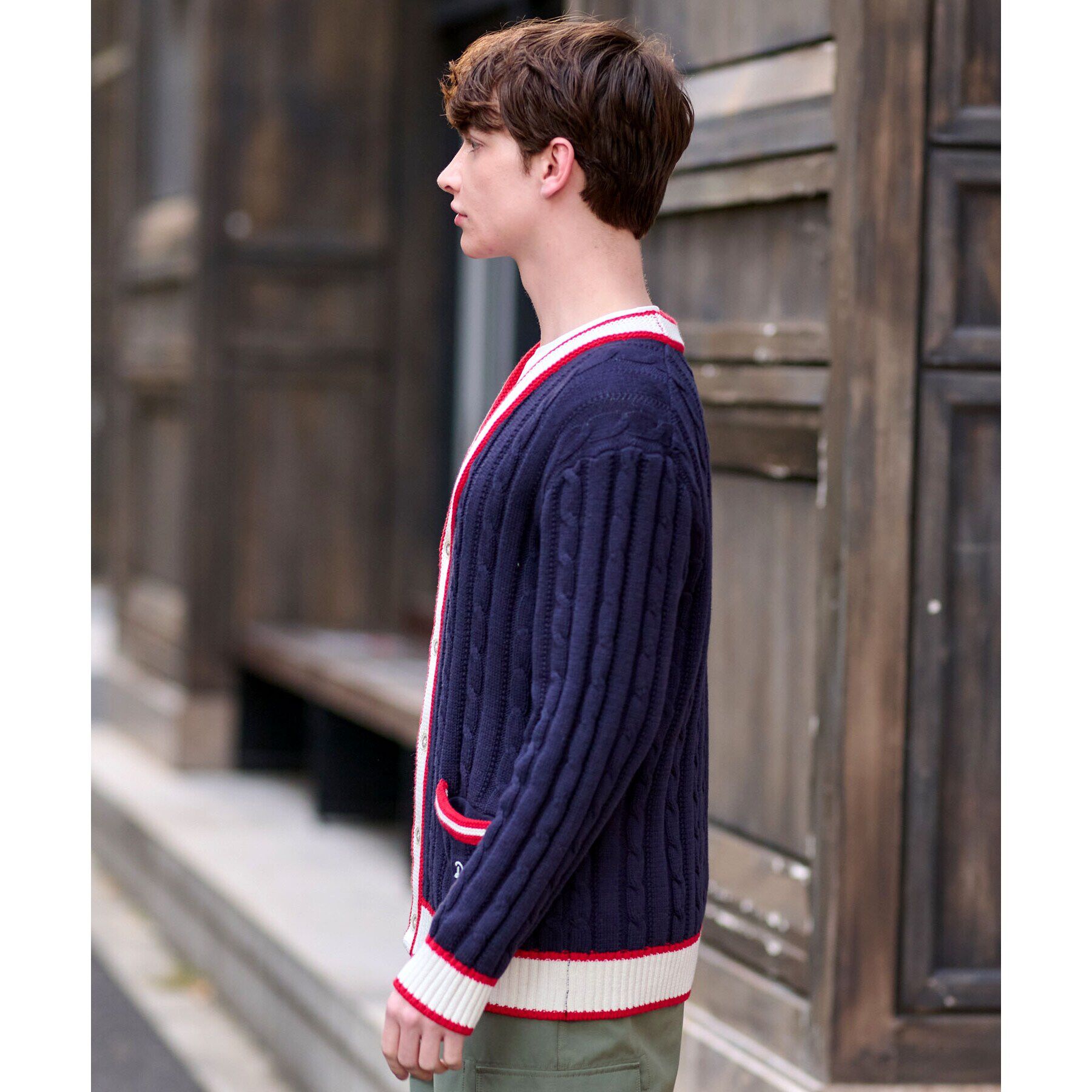 DRESSTERIOR「スプリングチルデン ニットロンドンカーディガン」|カーディガン|