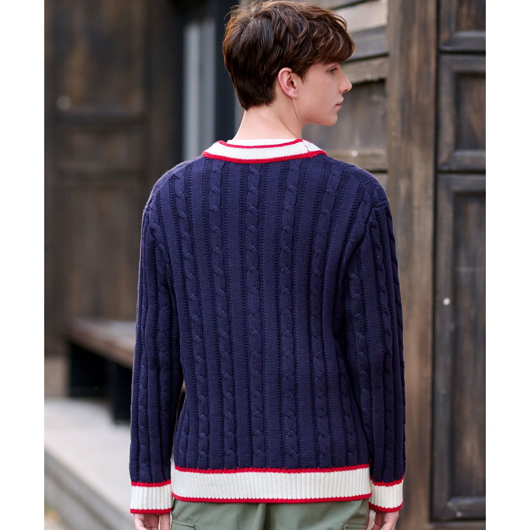 DRESSTERIOR「スプリングチルデン ニットロンドンカーディガン」|カーディガン|