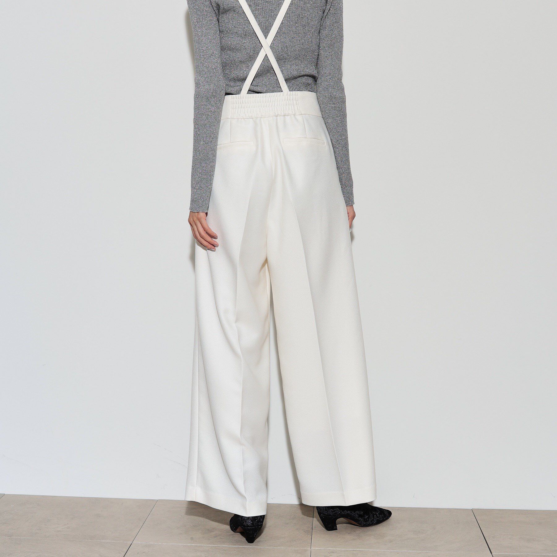 GALLEST「サスペンダー付きツイルワイドパンツ」|その他|