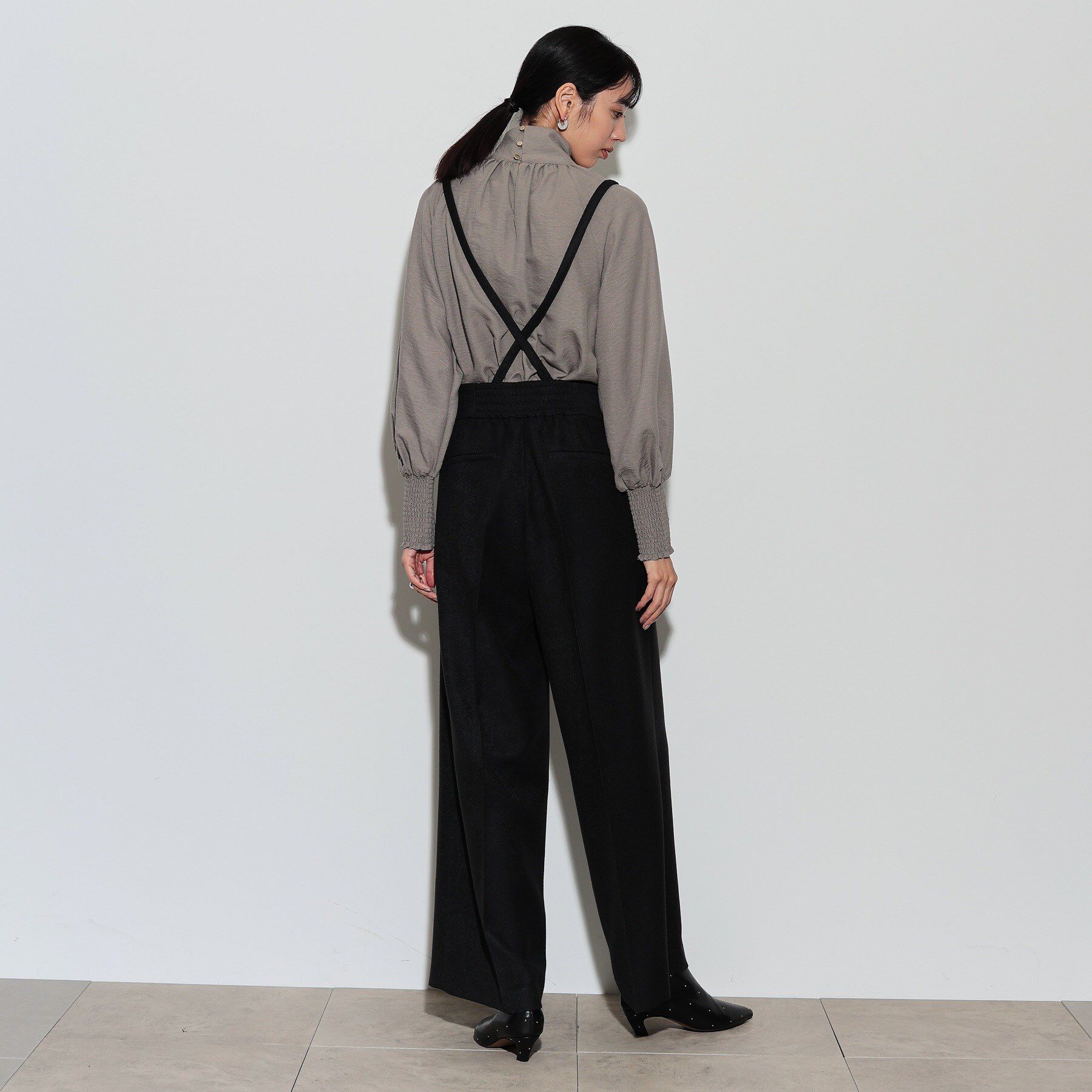 GALLEST「サスペンダー付きツイルワイドパンツ」|その他|