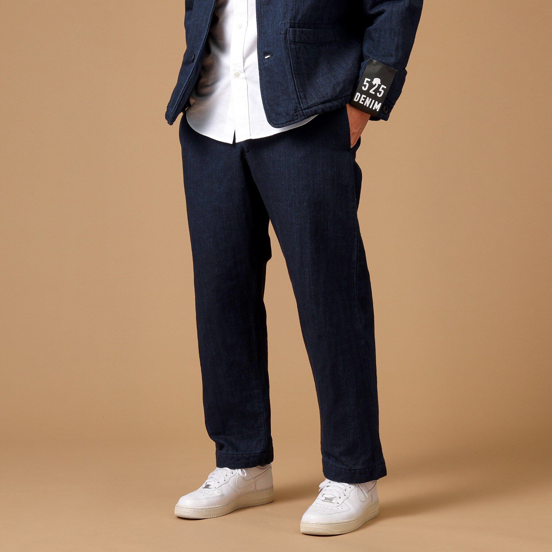 40CARATS&525「【Sサイズ～】525DENIM 2重織パンツ」|デニム|ネイビー(093)