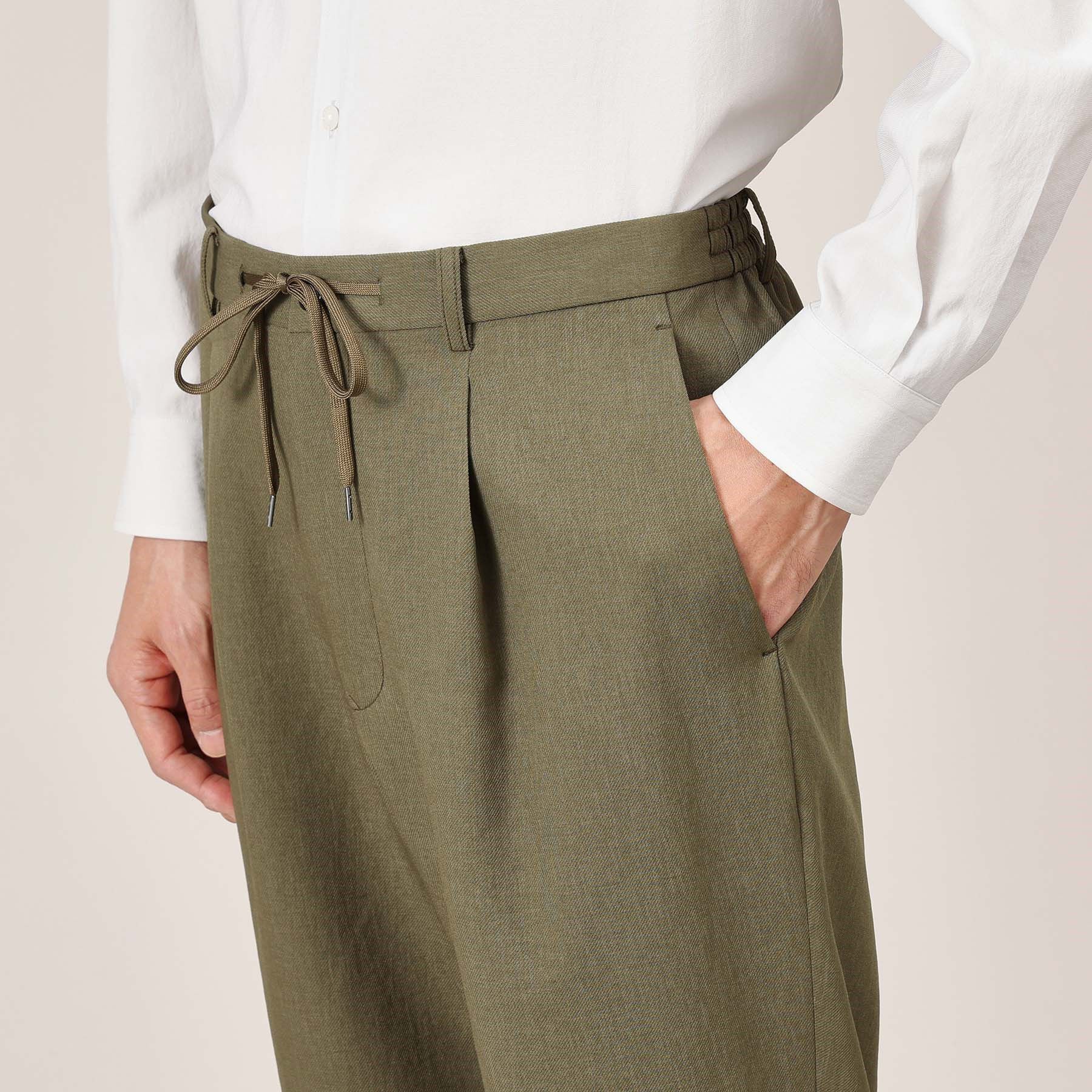 TAKEO KIKUCHI「【多機能】リネンライクカルゼ イージーパンツ」|その他|