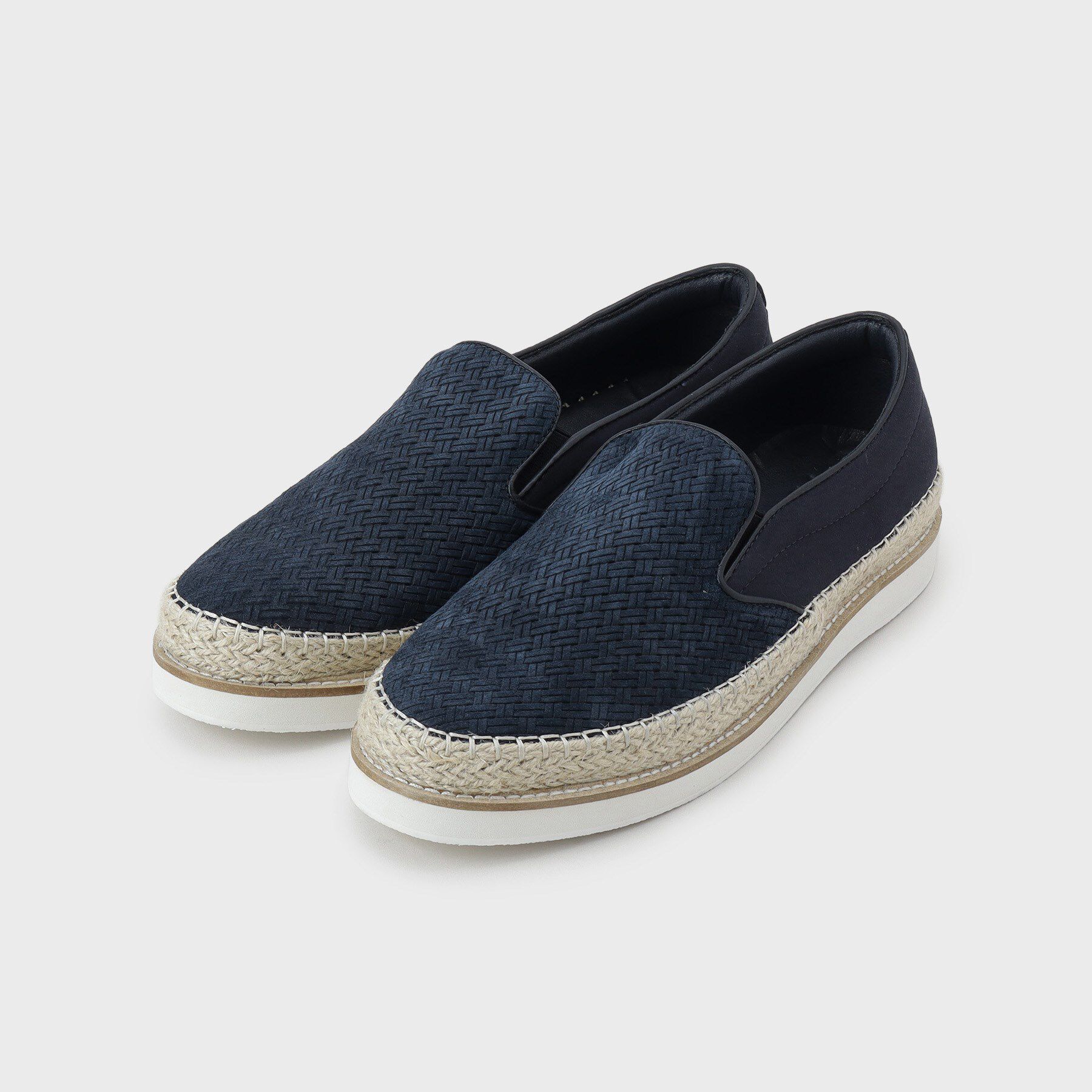 TAKEO KIKUCHI「スエード スリッポン シューズ」|その他|ネイビー(594)