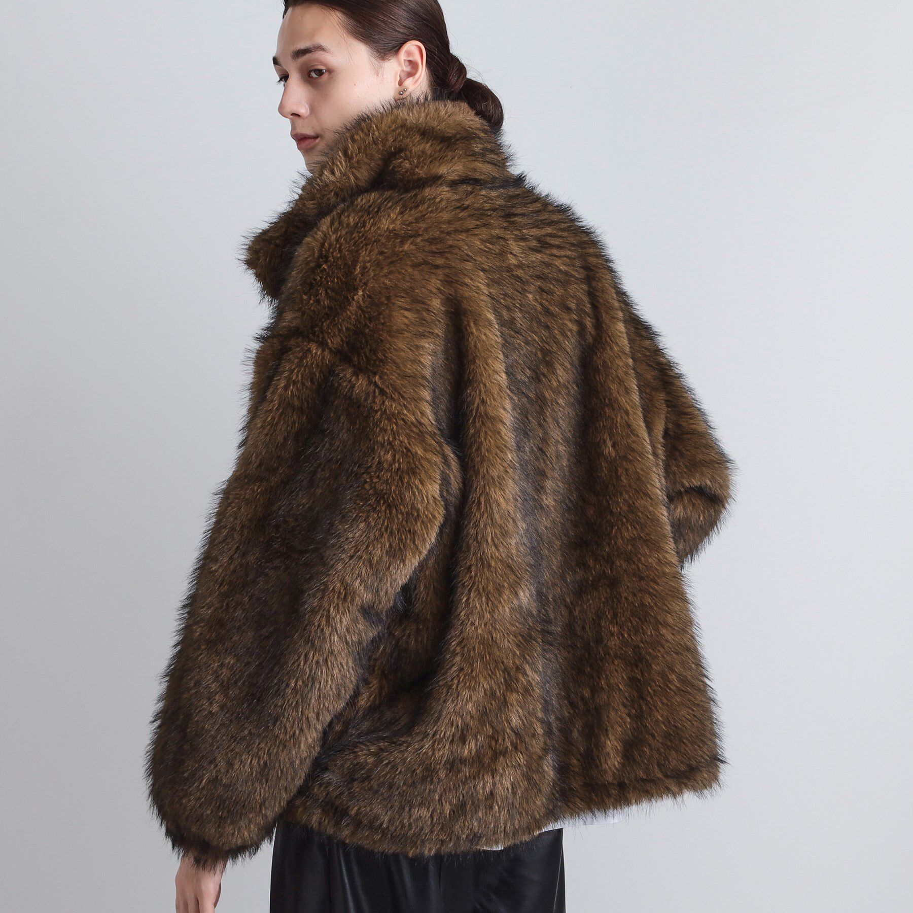 tk.TAKEO KIKUCHI「ミックスフェイクファーブルゾン」|ブルゾン・スタジャン|