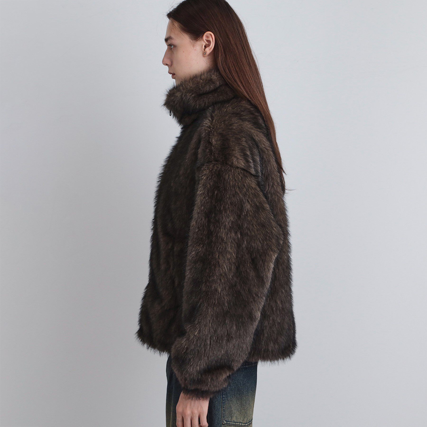 tk.TAKEO KIKUCHI「ミックスフェイクファーブルゾン」|ブルゾン・スタジャン|