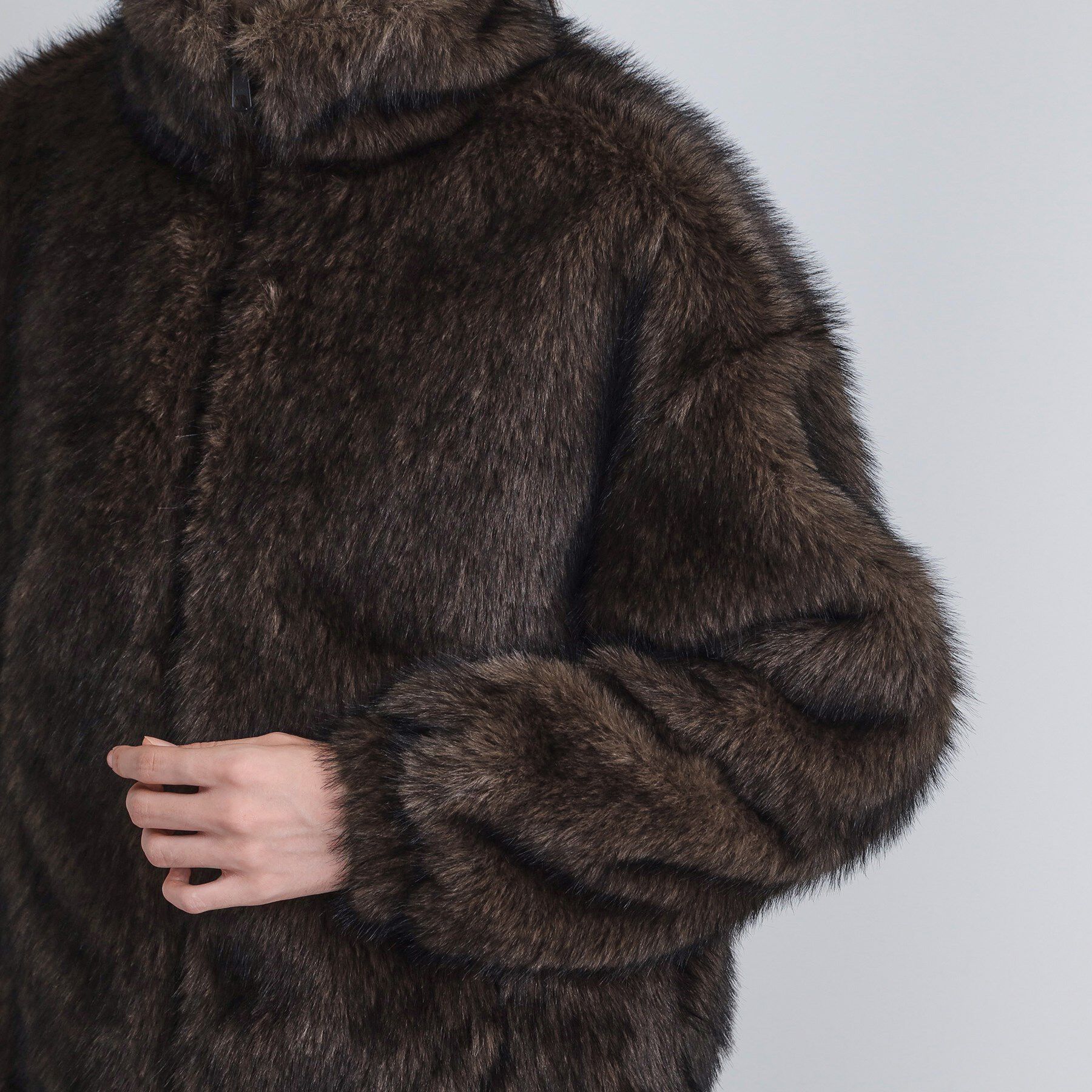 tk.TAKEO KIKUCHI「ミックスフェイクファーブルゾン」|ブルゾン・スタジャン|