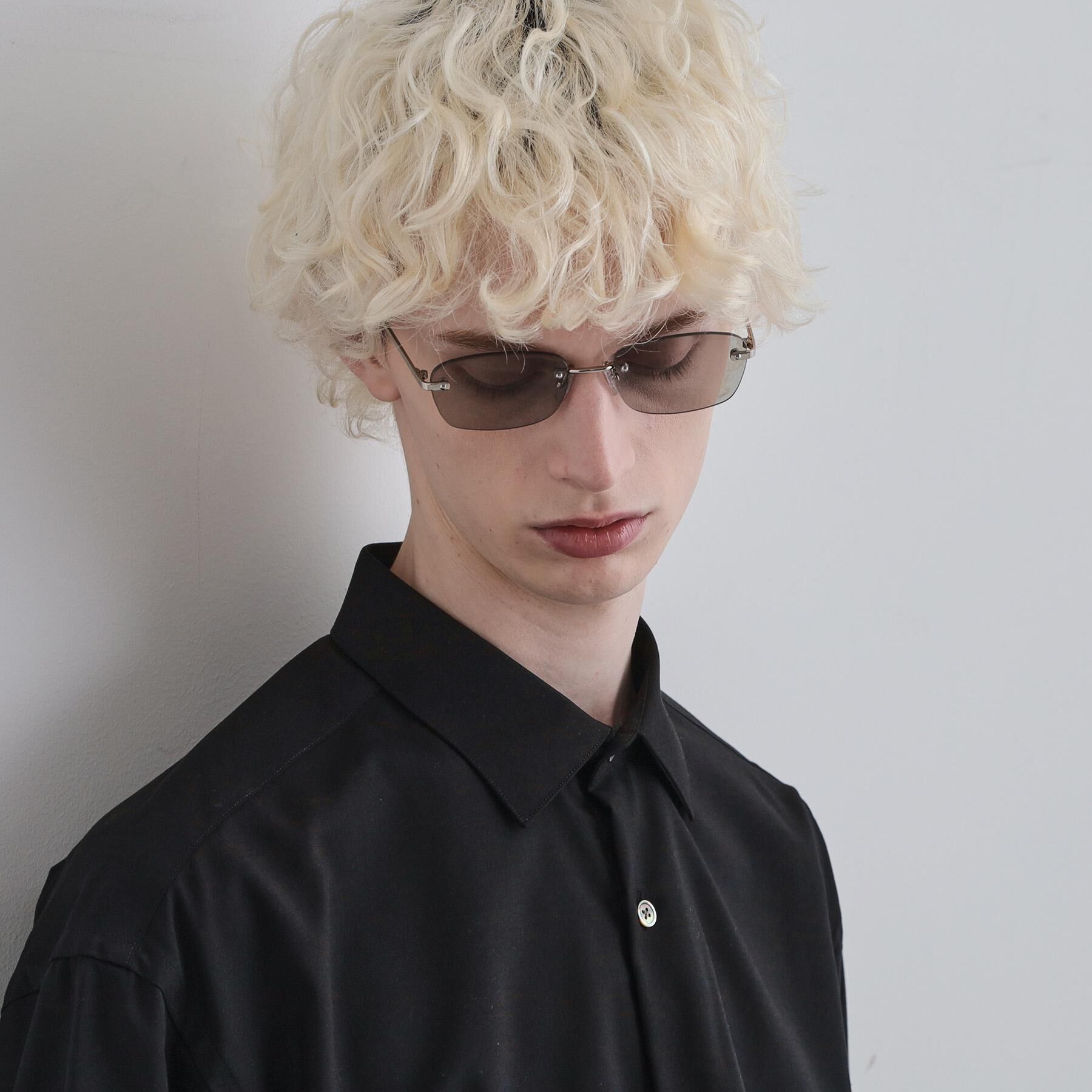 tk.TAKEO KIKUCHI「【全7色】メタルフレームグラス」|メガネ|チャコールグレー(0