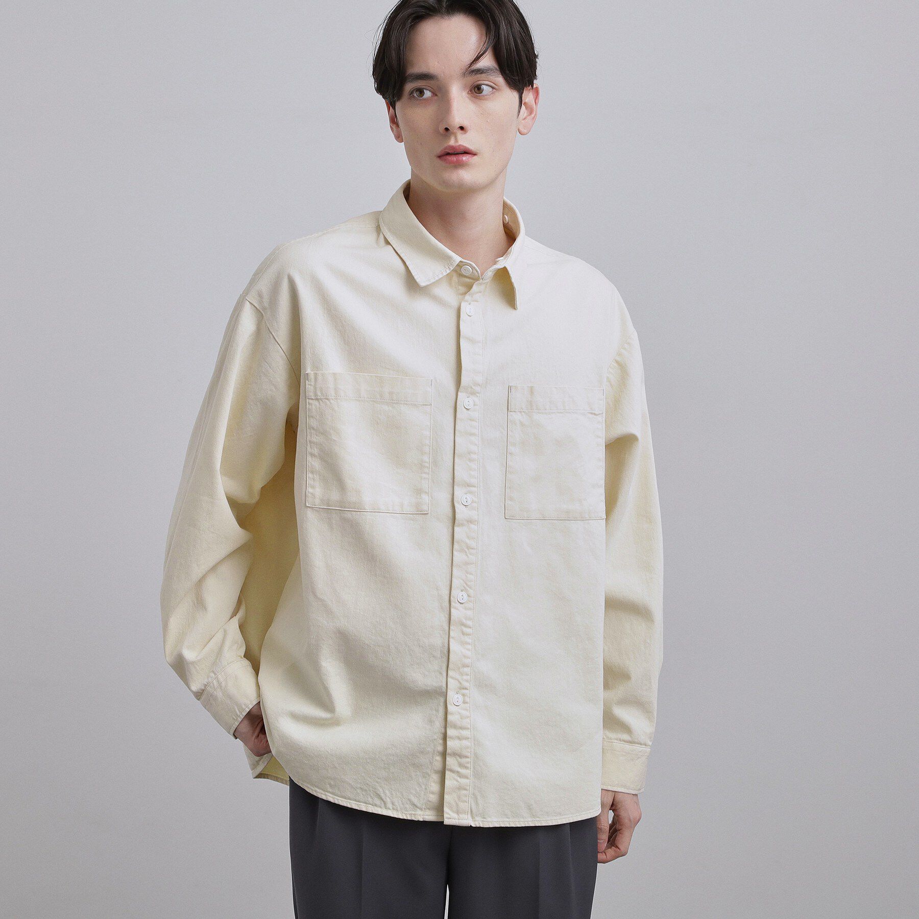 tk.TAKEO KIKUCHI「【2WAY】フード付デニムシャツ」|シャツ・ブラウス|オフホワイト(003