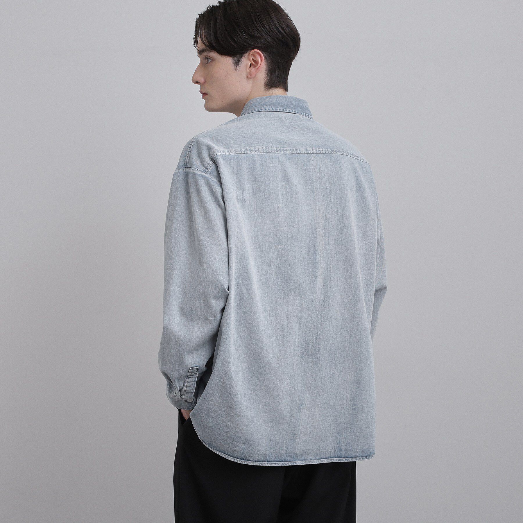 tk.TAKEO KIKUCHI「【2WAY】フード付デニムシャツ」|シャツ・ブラウス|