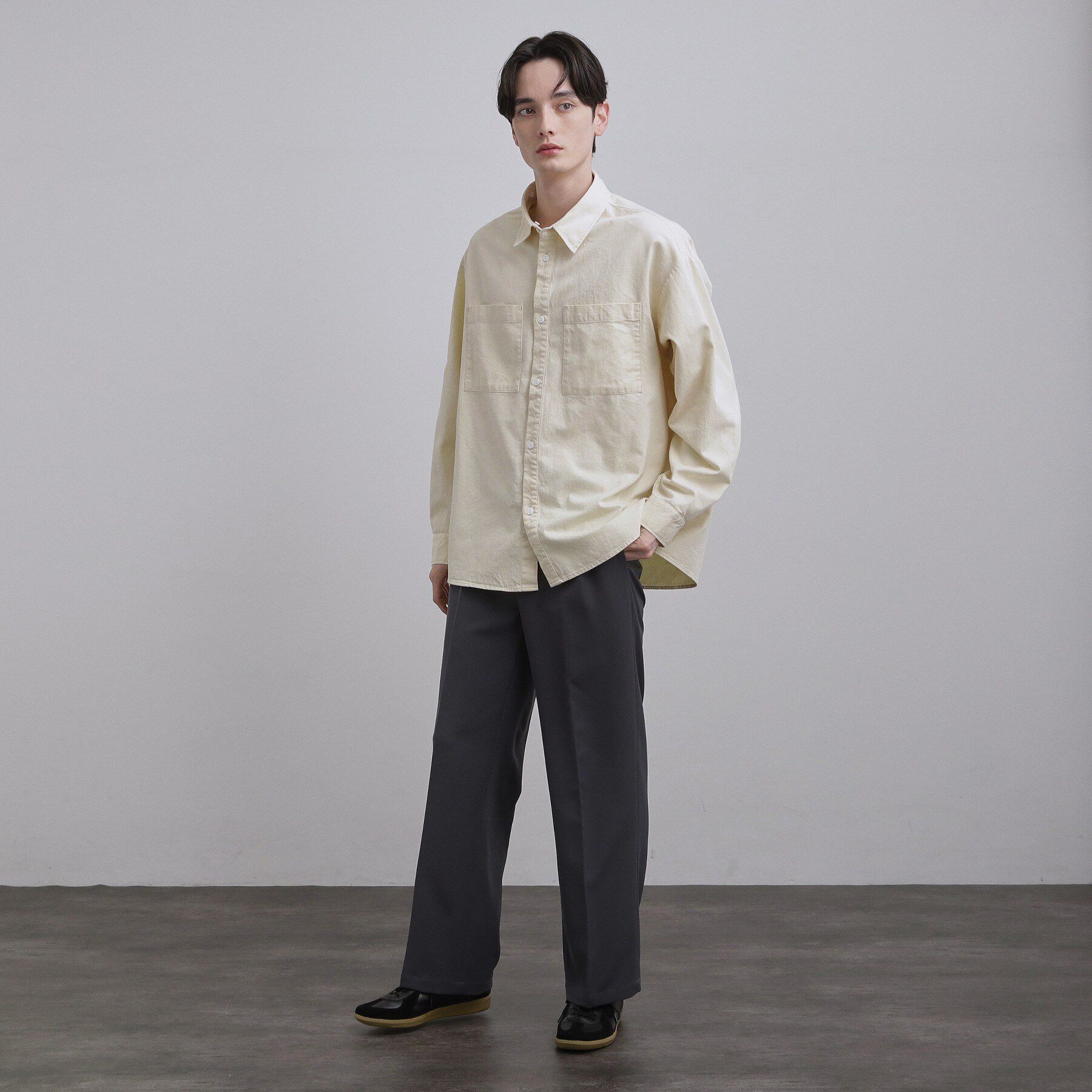 tk.TAKEO KIKUCHI「【2WAY】フード付デニムシャツ」|シャツ・ブラウス|