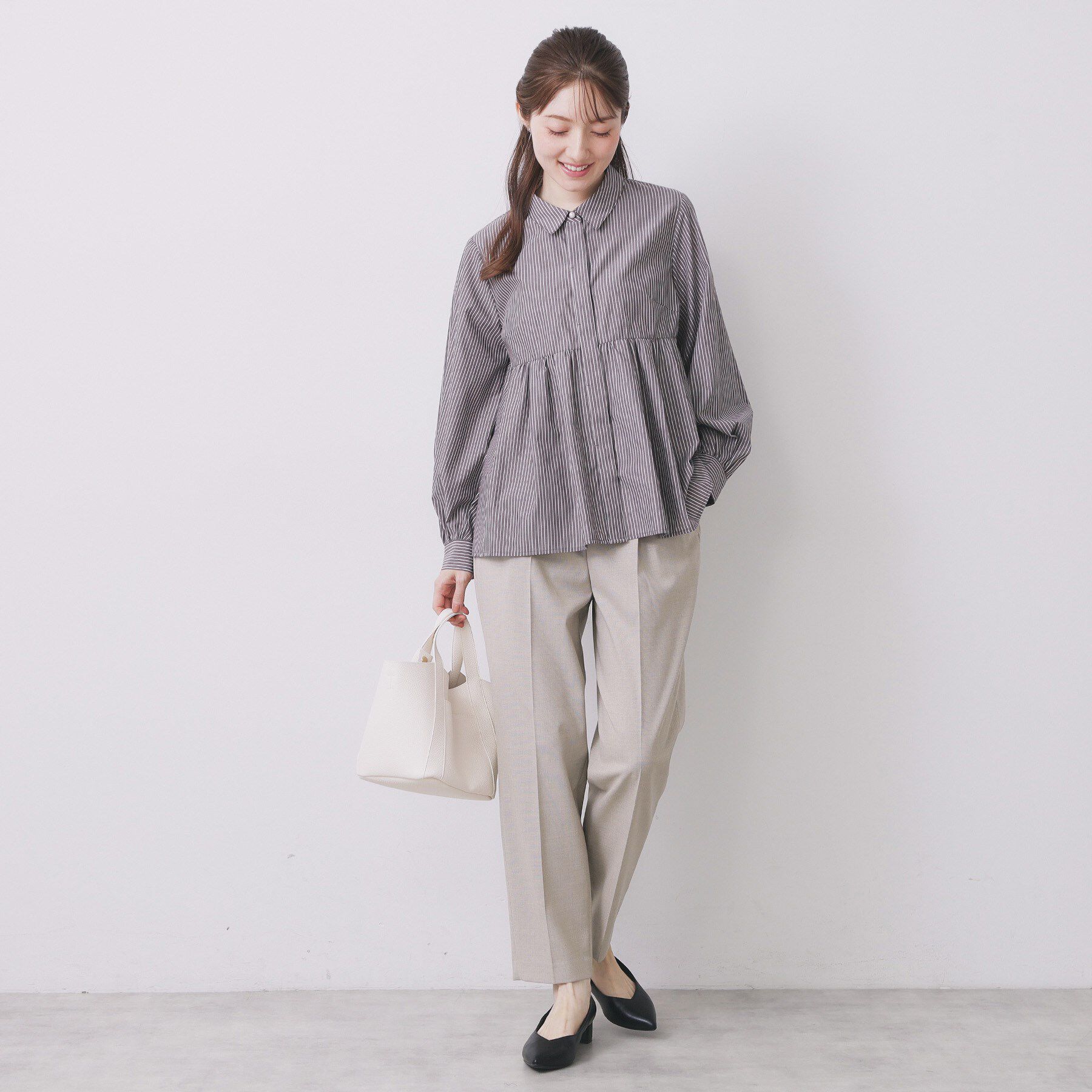 index「ウールライクストレッチテーパードパンツ/セットアップ対応【洗濯機OK】」|その他|