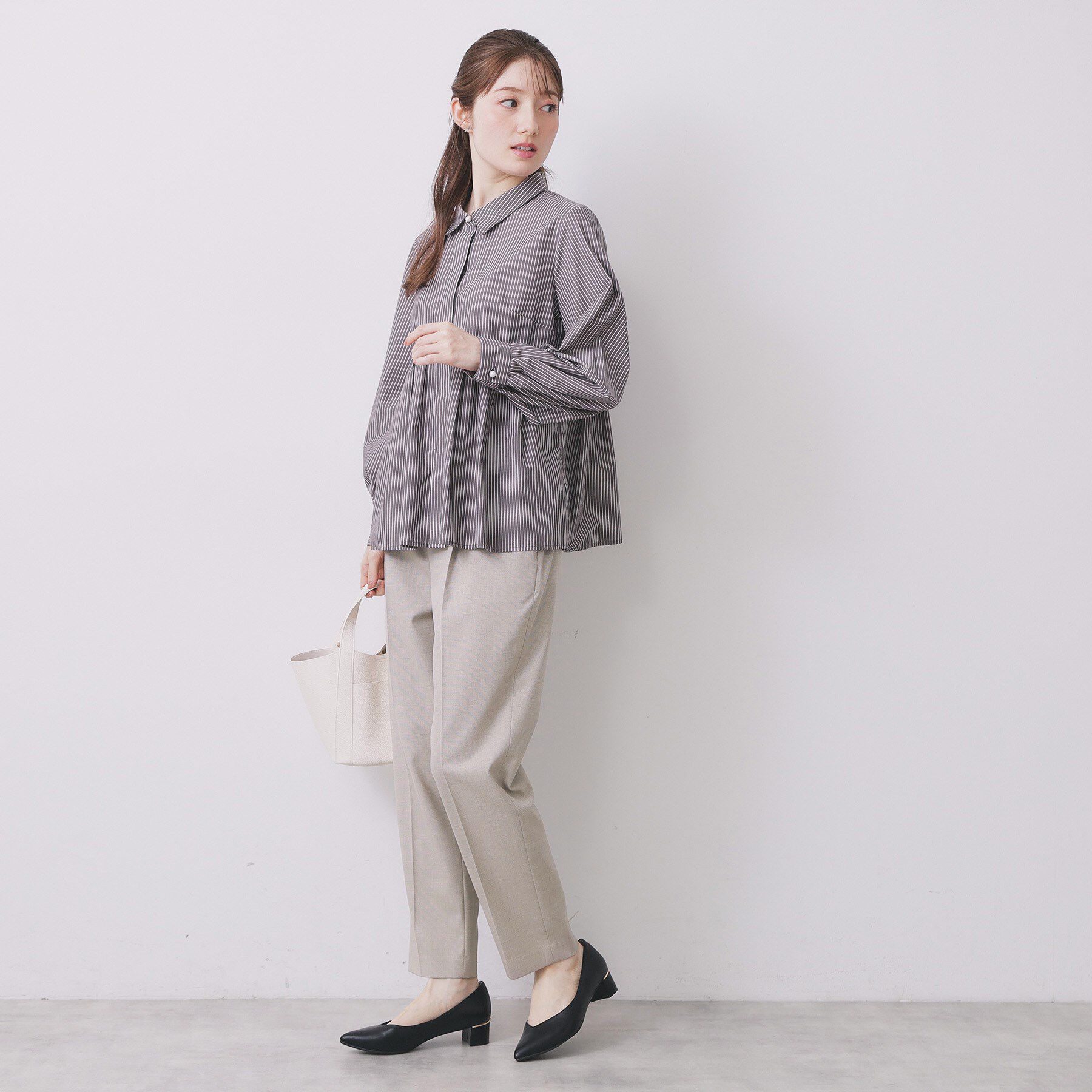 index「ウールライクストレッチテーパードパンツ/セットアップ対応【洗濯機OK】」|その他|