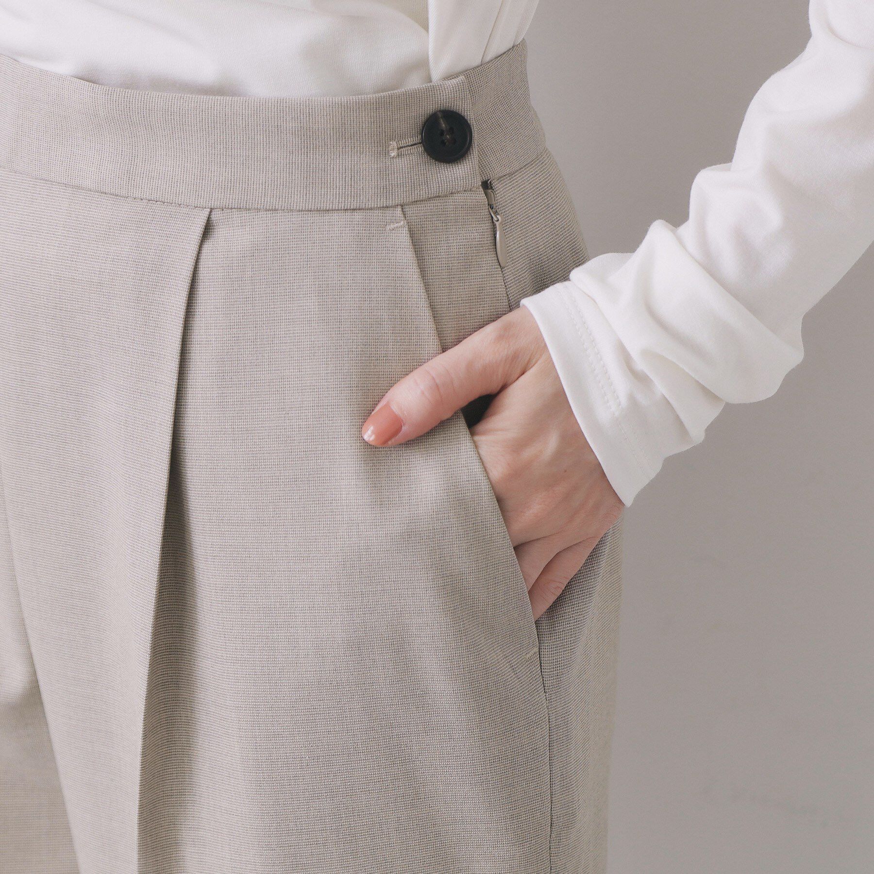 index「ウールライクストレッチテーパードパンツ/セットアップ対応【洗濯機OK】」|その他|