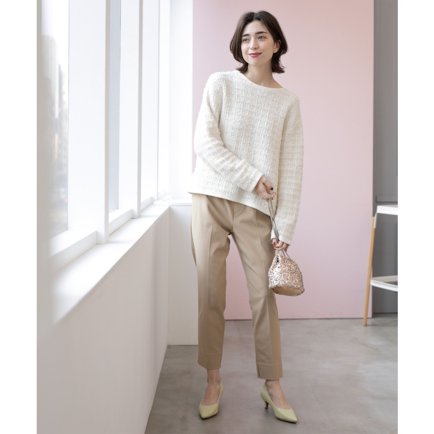 OPAQUE.CLIP「《S-LLsize》ハイストレッチイージースティックパンツ【洗濯機洗い可】」|その他|