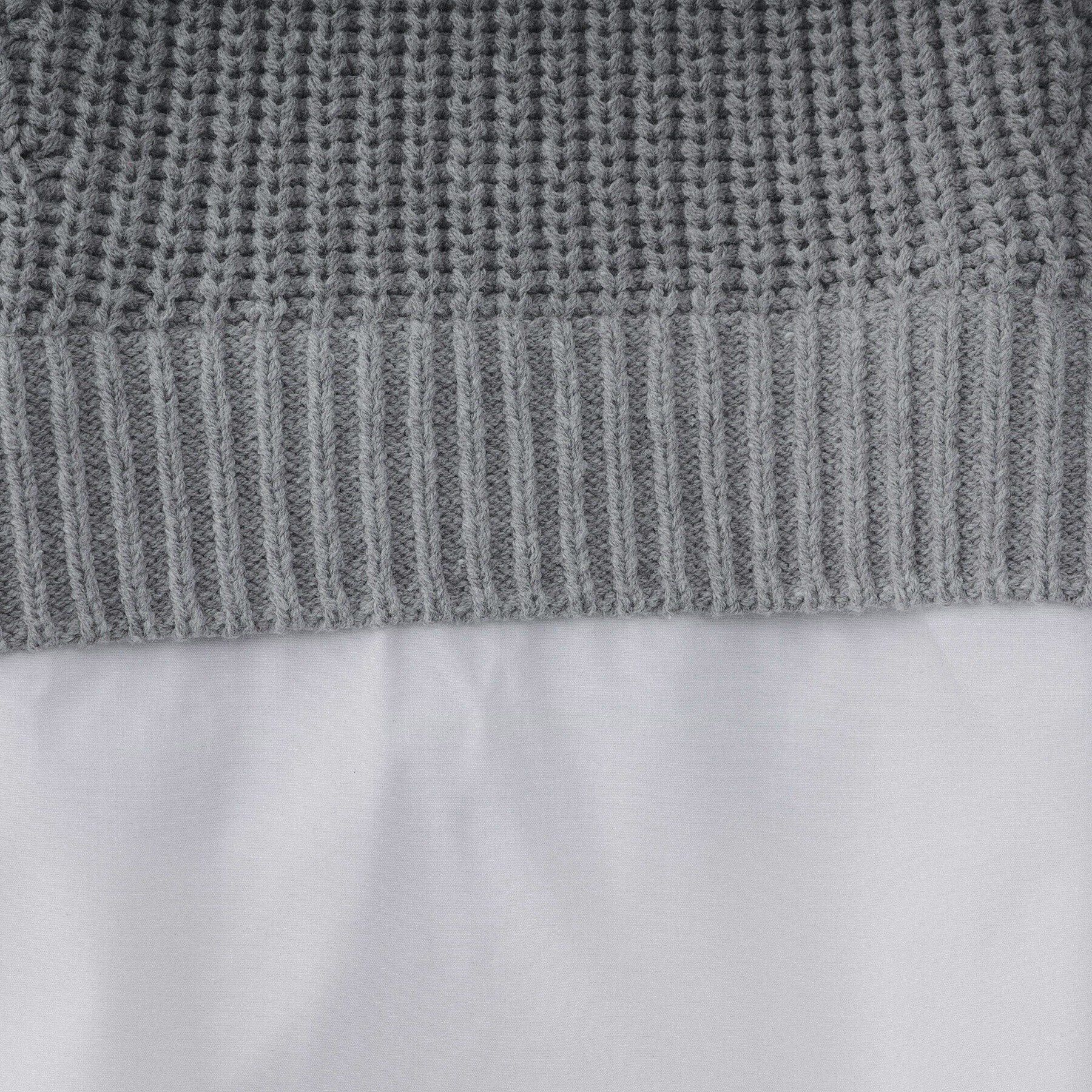 OPAQUE.CLIP「レイヤード風ミドルゲージニット【洗濯機洗い可】」|ニット・セーター|