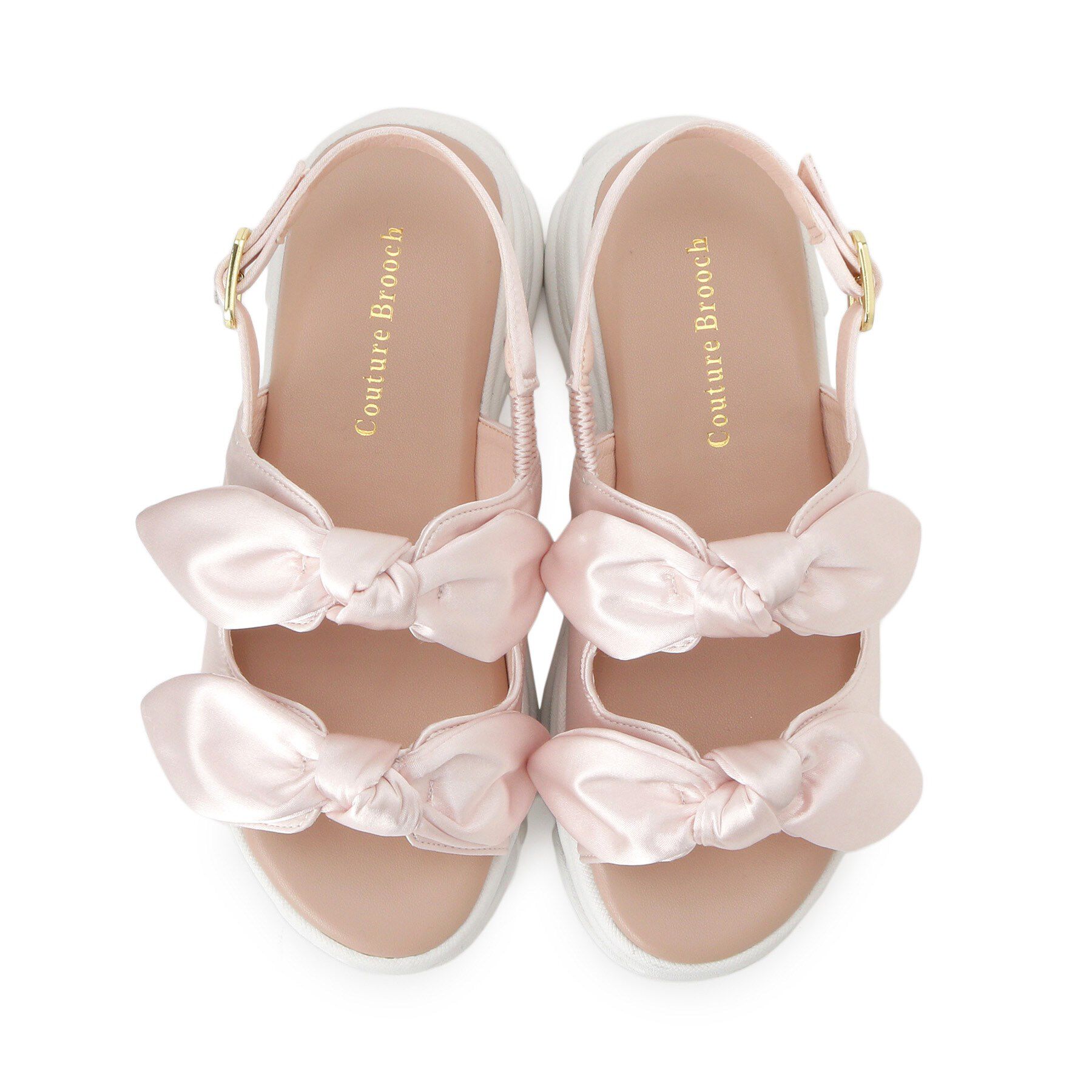 Couture broach「ノットリボン厚底スポーツサンダル」|サンダル|