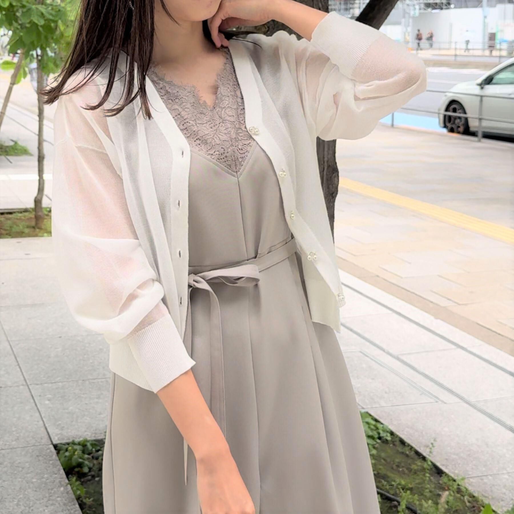 Couture broach「【一枚で着映える】レース切替デザインオールインワン」|オールインワン|