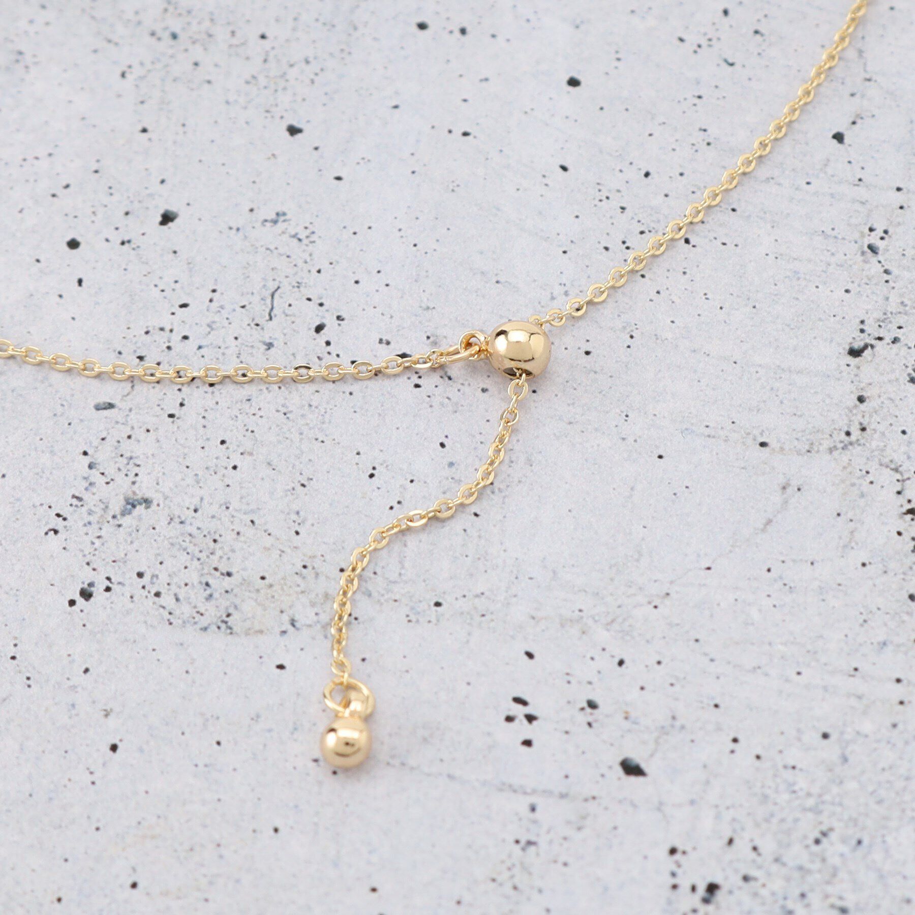 THE SHOP TK「ダブルリングネックレス」|ネックレス|