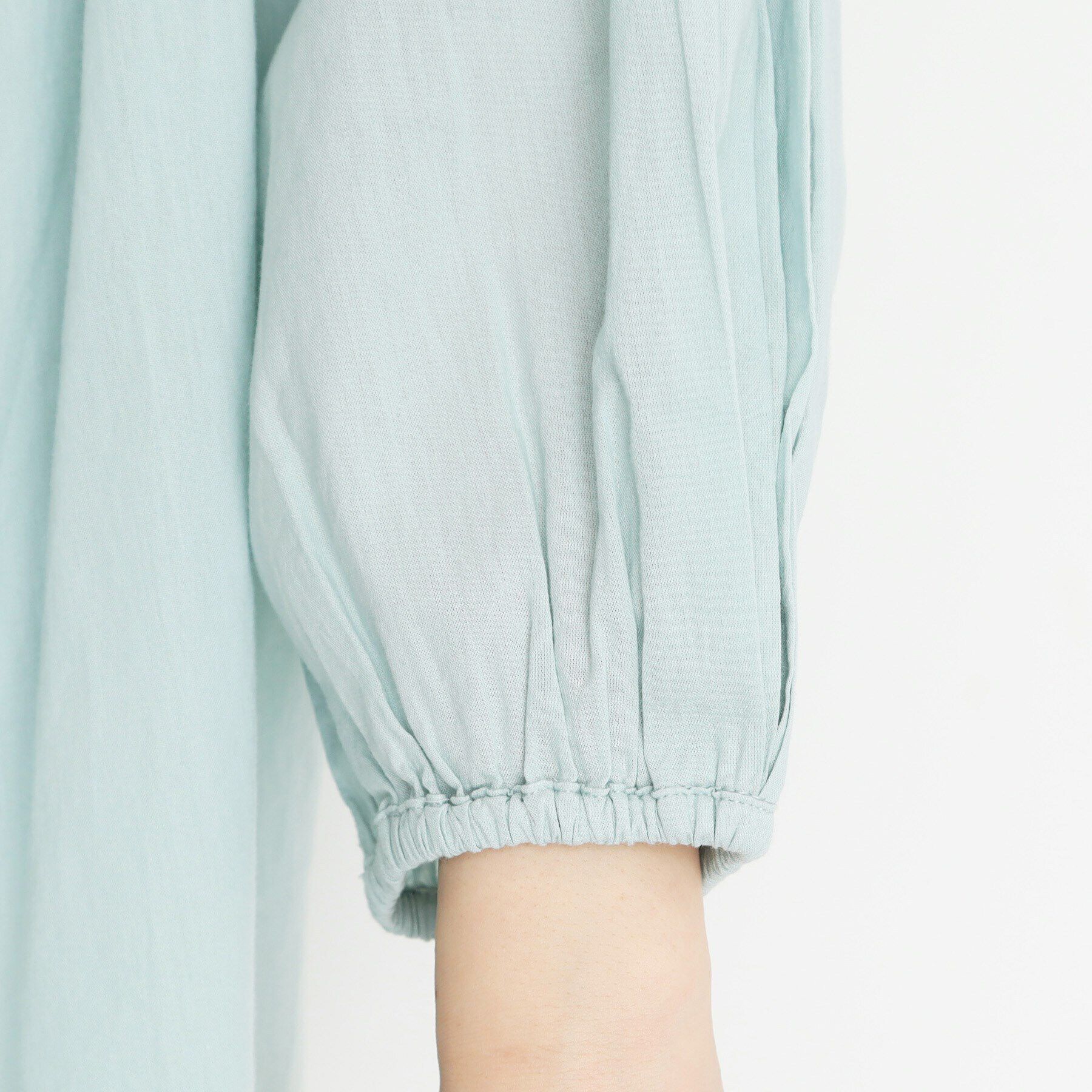 THE SHOP TK「コットンシャーリングブラウス【洗える】」|シャツ・ブラウス|