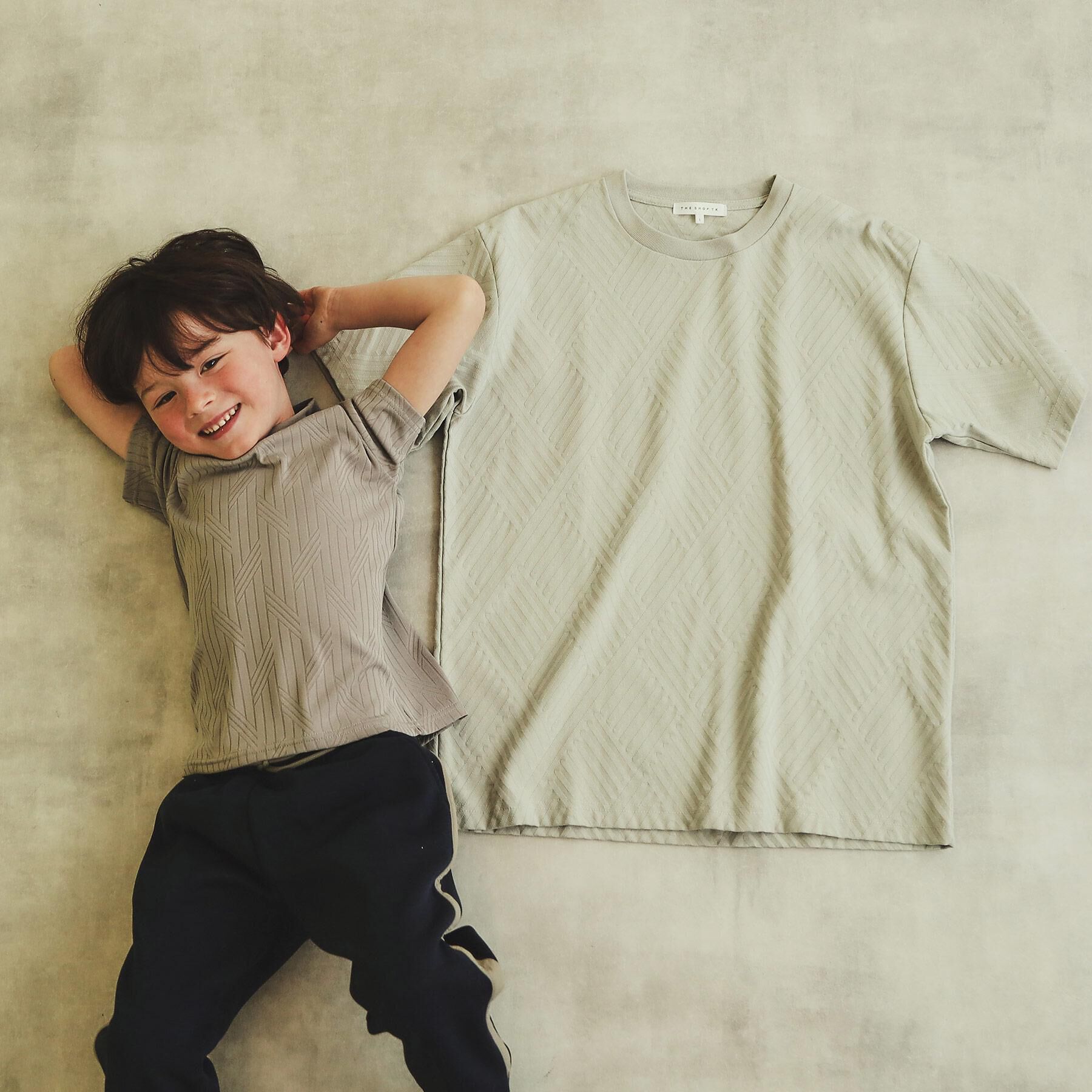 THE SHOP TK「【110－150】リンクス半袖Tシャツ/パパとおそろい・洗濯機OK」|Tシャツ・カットソー|