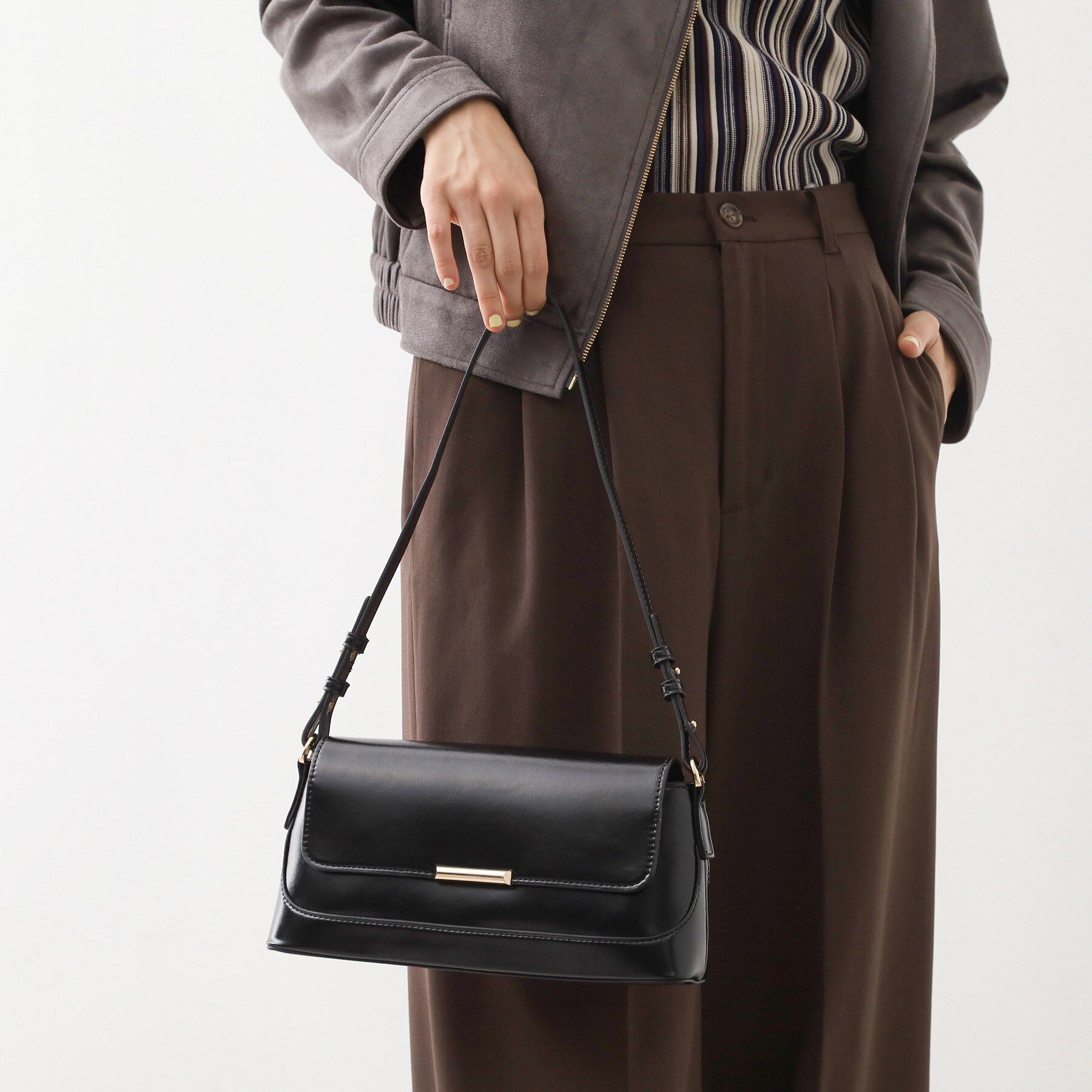 THE SHOP TK「クラシックショルダーバッグ」|ショルダー・メッセンジャー|ブラック(019)