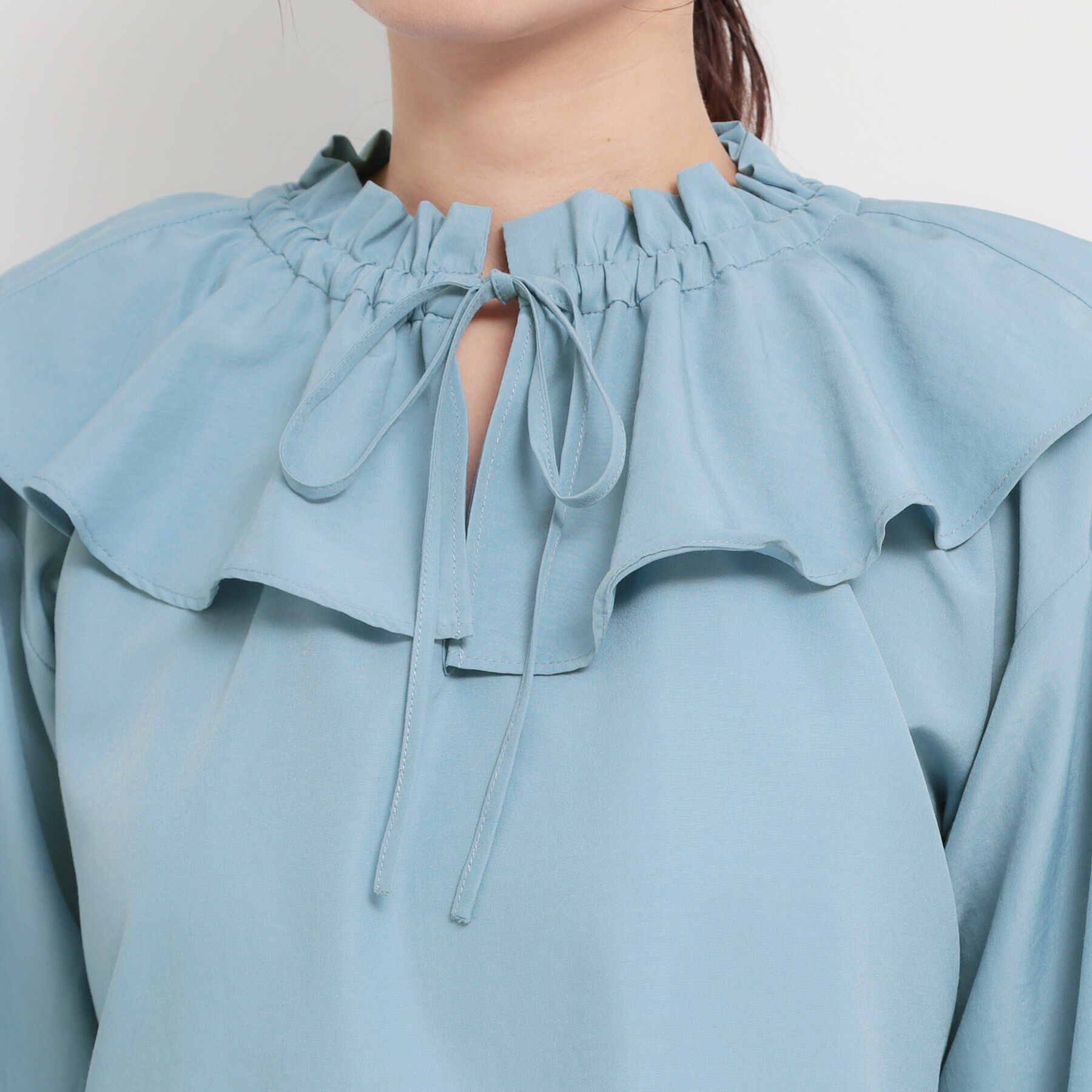 THE SHOP TK「エアリーフリルブラウス」|シャツ・ブラウス|